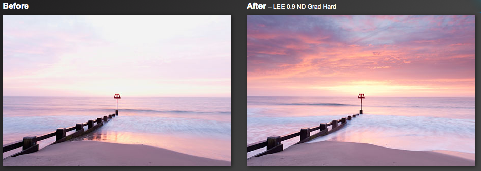 Effect Of using Grad ND Filter