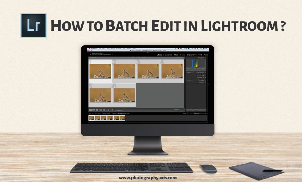 How to batch edit in Lightroom