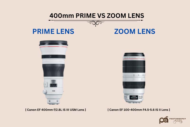 400mm Prime Vs Zoom lens