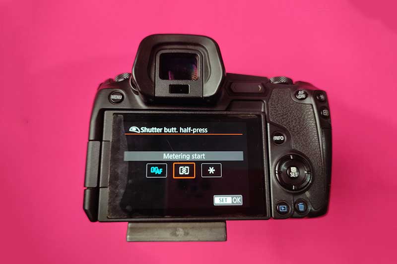 Back Button Focus settings-Canon-EOSR-camera