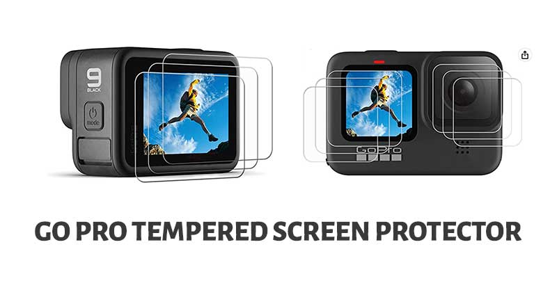 GoPro Action Camera Tempered Screen Protector