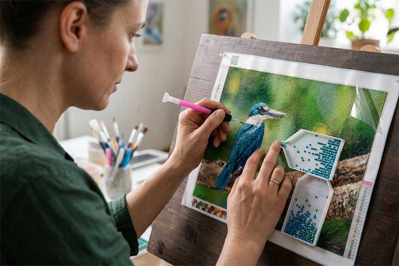 How to do Diamond Painting Photography