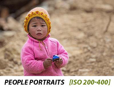 ISO Range for People Portraits