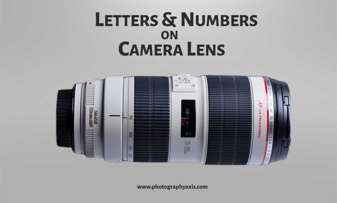 Letters and Numbers on Camera Lens Meaning