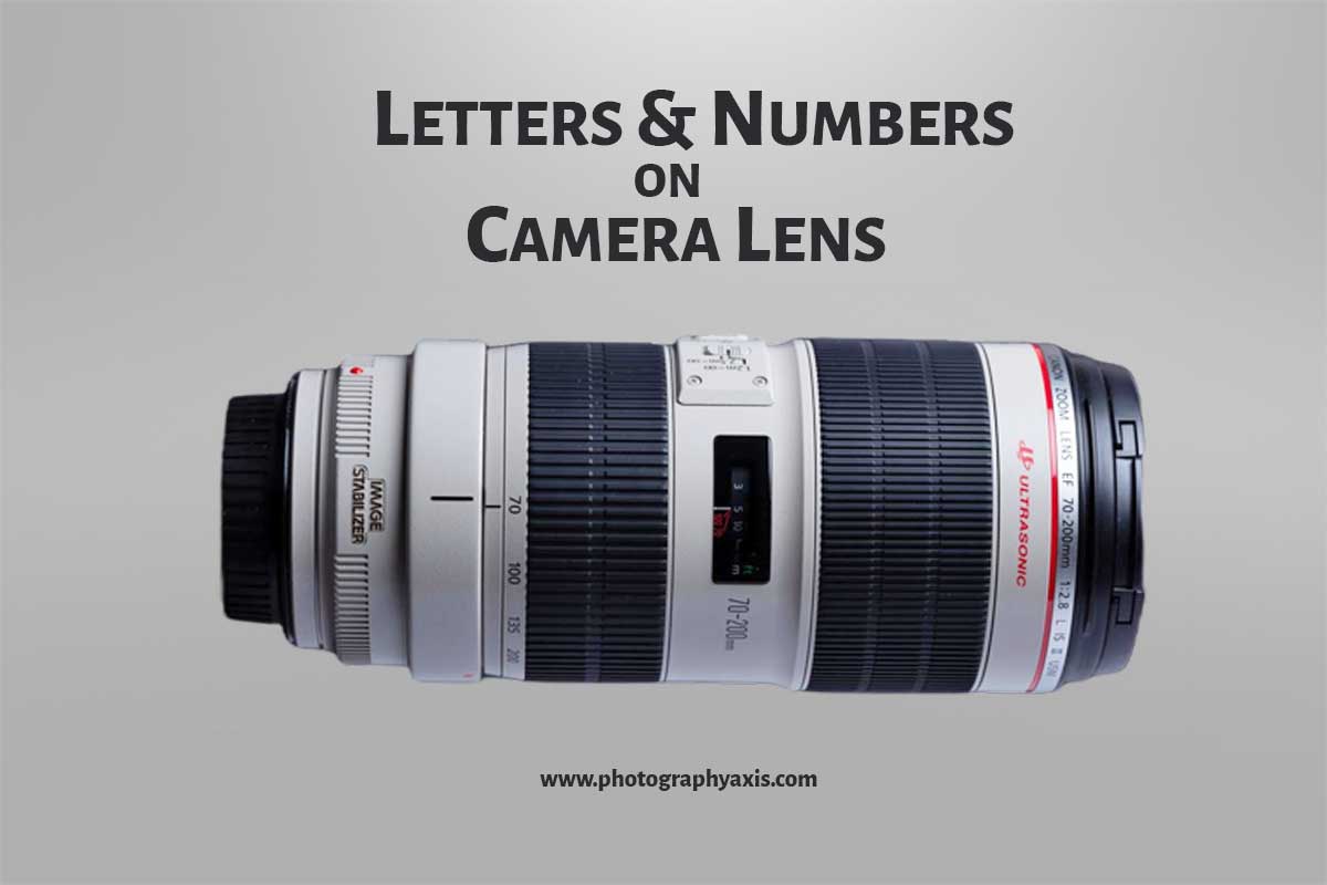 Meaning Of Numbers & Letters On Camera Lenses Explained - Photographyaxis