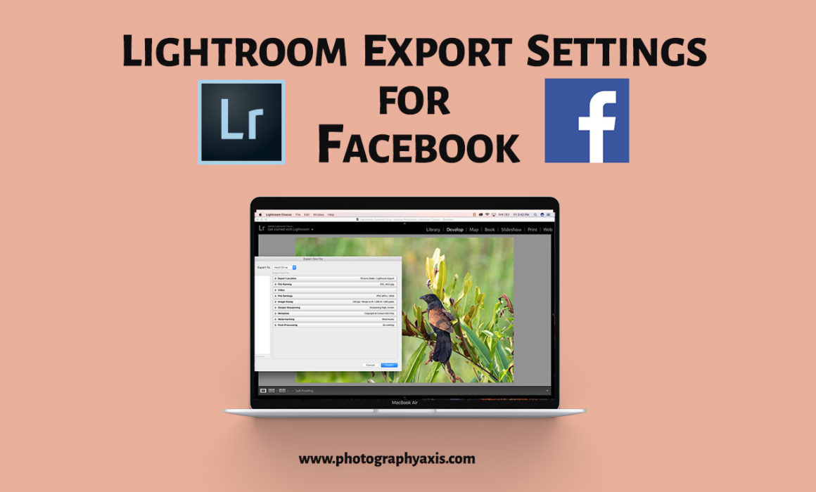 Lightroom Export Settings for Facebook