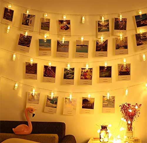 Photo Clip Light-Ideas for displaying photos