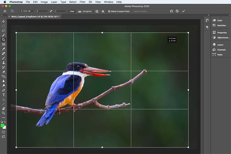 Rule of thirds in Photoshop