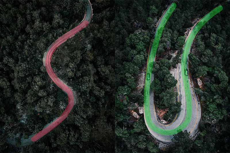S-curve vs curves in photography