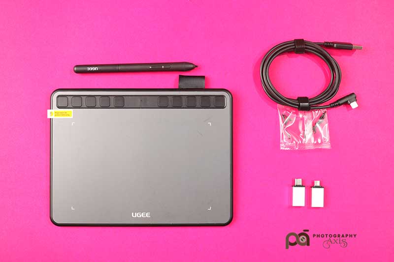 UGEE S640 Pen tablet Box Contents