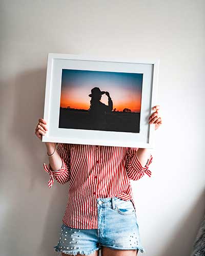 framed photo print